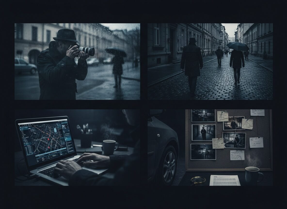 pedinamento professionale illustration 1